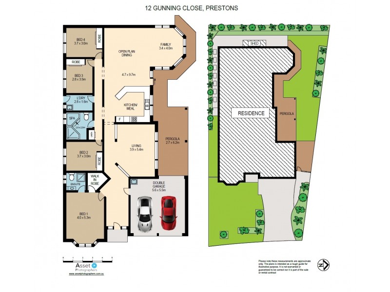 12 Gunning Close, Prestons NSW 2170 Floorplan