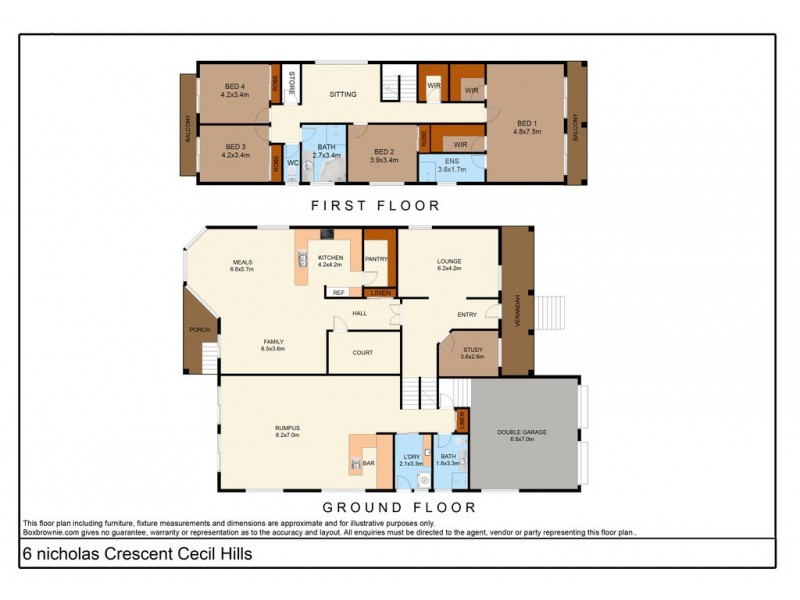 6 Nicholas Crescent, Cecil Hills NSW 2171 Floorplan