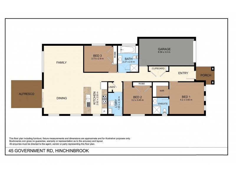 45 Government Road, Hinchinbrook NSW 2168 Floorplan