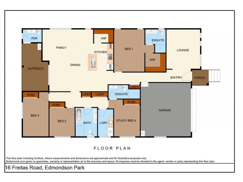 16 Freitas Road, Edmondson Park NSW 2174 Floorplan