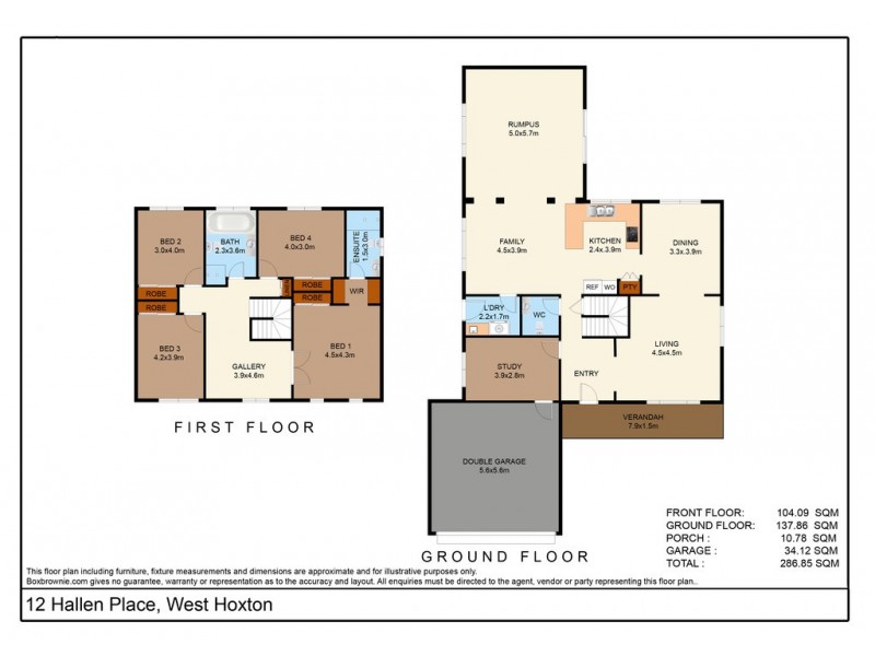 12 Hallen Place, West Hoxton NSW 2171