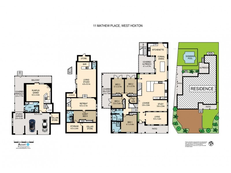 11 Mathew Place, West Hoxton NSW 2171 Floorplan