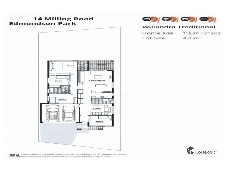 14 Milling Road, Edmondson Park NSW 2174 Floorplan