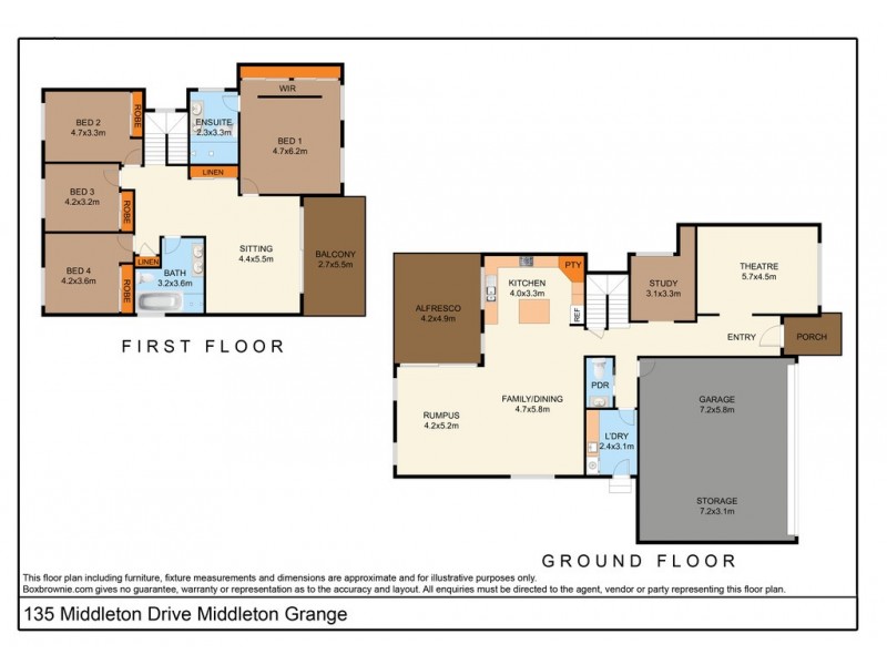 135 Middleton Drive, Middleton Grange NSW 2171 Floorplan