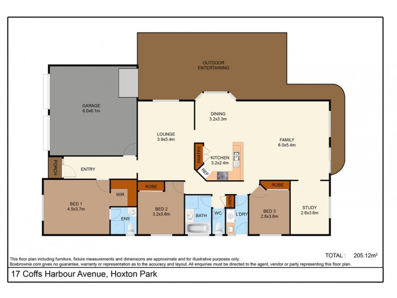 17 Coffs Harbour Avenue, Hoxton Park NSW 2171 Floorplan