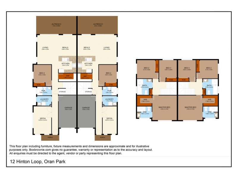 Lot 2 at 12 Hinton Loop, Oran Park NSW 2570 Floorplan