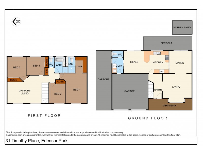 31 Timothy Place, Edensor Park NSW 2176 Floorplan