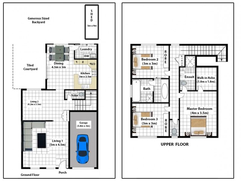 29 Rawson Crescent, Horningsea Park NSW 2171 Floorplan