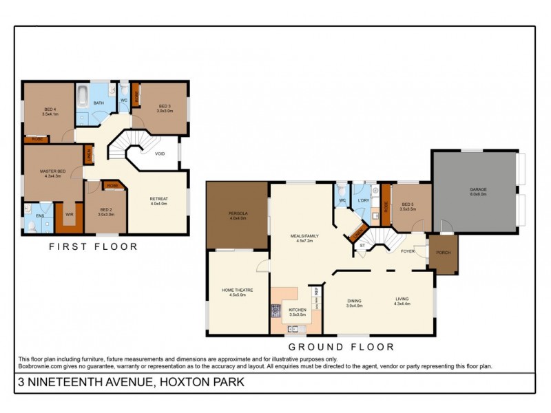 3 Nineteenth Avenue, Hoxton Park NSW 2171 Floorplan