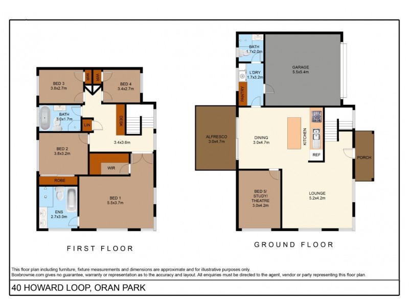 40 Howard Loop, Oran Park NSW 2570 Floorplan