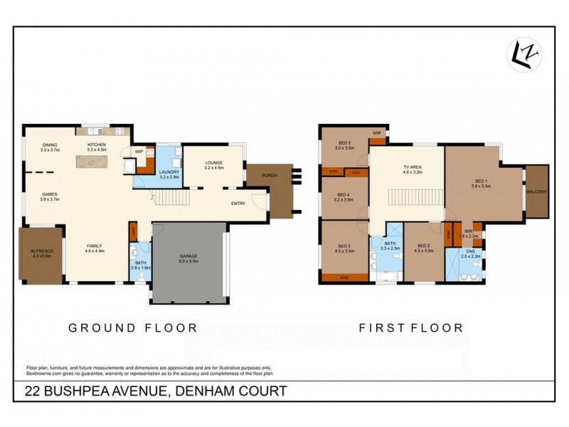 22 Bushpea Avenue, Denham Court NSW 2565 Floorplan