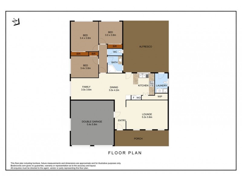 11 Acacia Avenue, Prestons NSW 2170 Floorplan