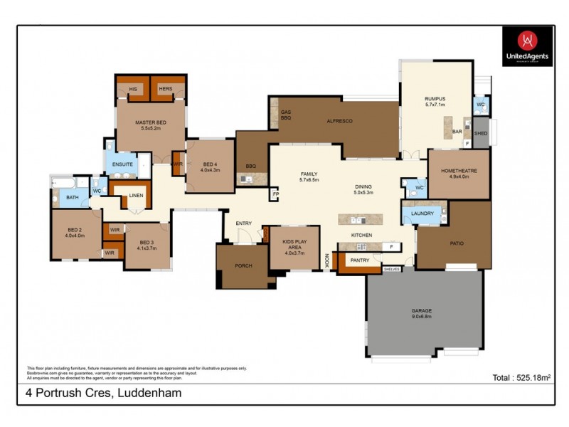 4 Portrush Crescent, Luddenham NSW 2745 Floorplan