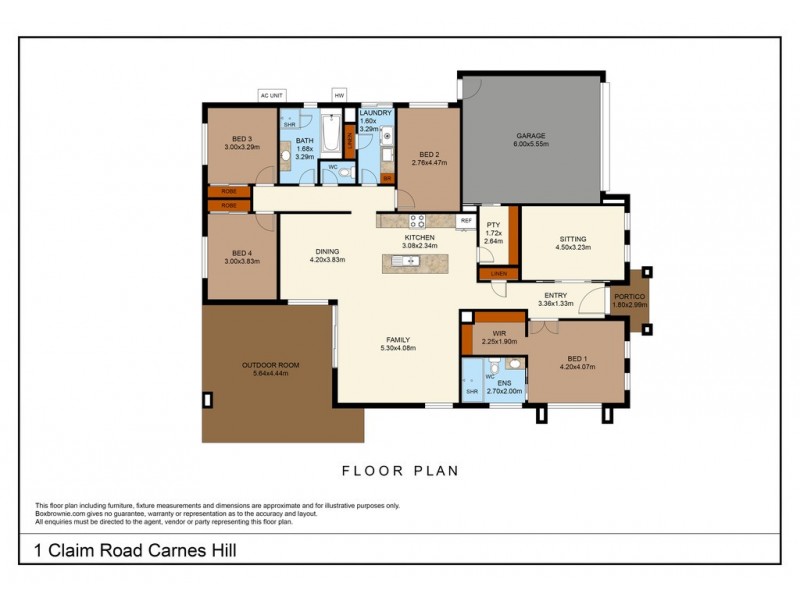 1 Claim Road, Carnes Hill NSW 2171 Floorplan
