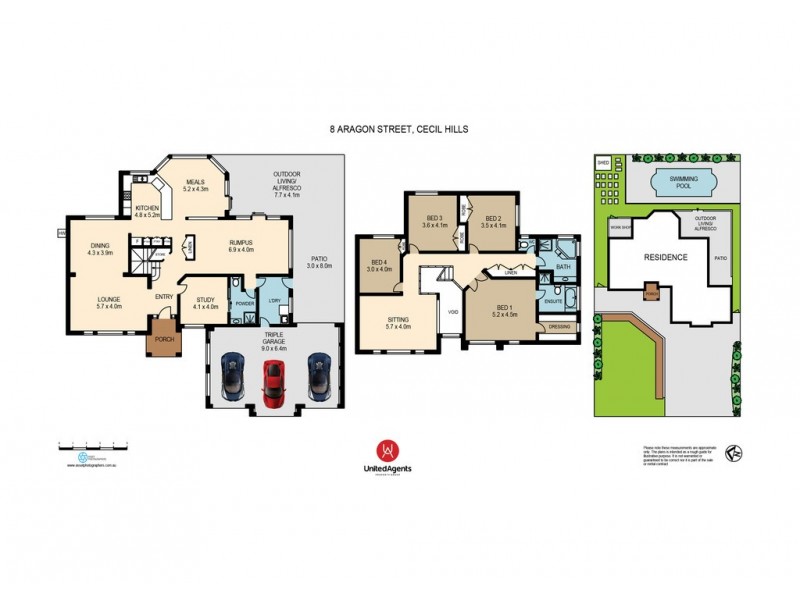 8 Aragon Street, Cecil Hills NSW 2171 Floorplan