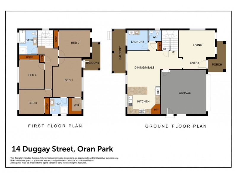 14 Duggay Street, Oran Park NSW 2570 Floorplan