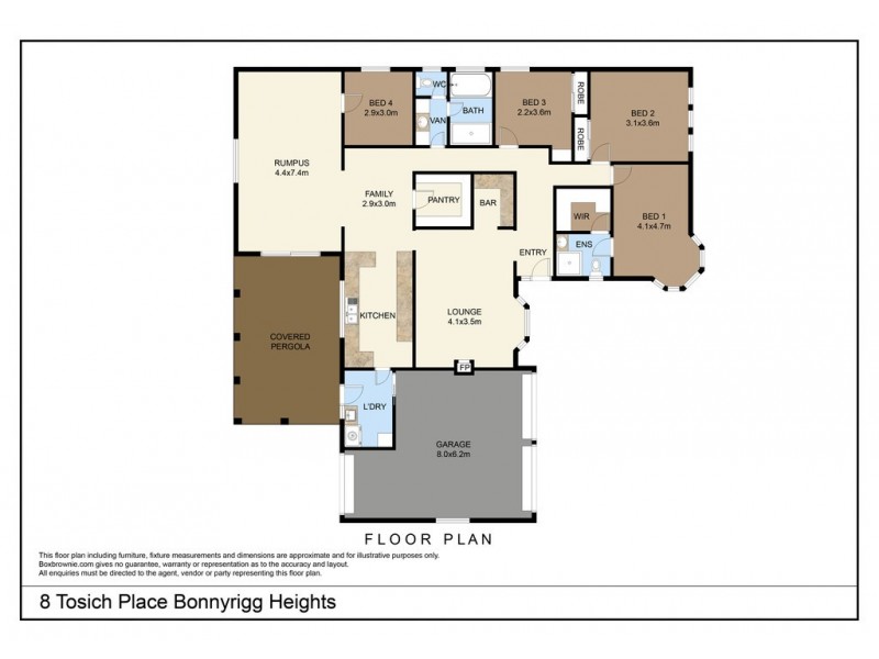 8 Tosich Place, Bonnyrigg Heights NSW 2177 Floorplan