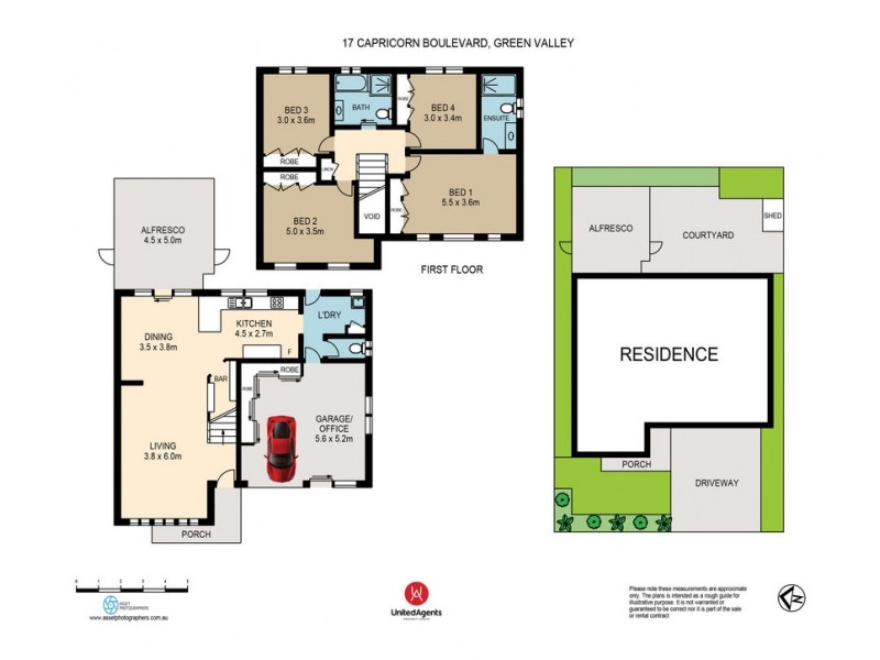 17 Capricorn Boulevard, Green Valley NSW 2168 Floorplan