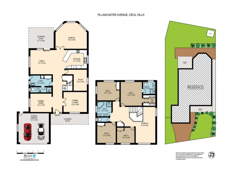76 Lancaster Avenue, Cecil Hills NSW 2171 Floorplan