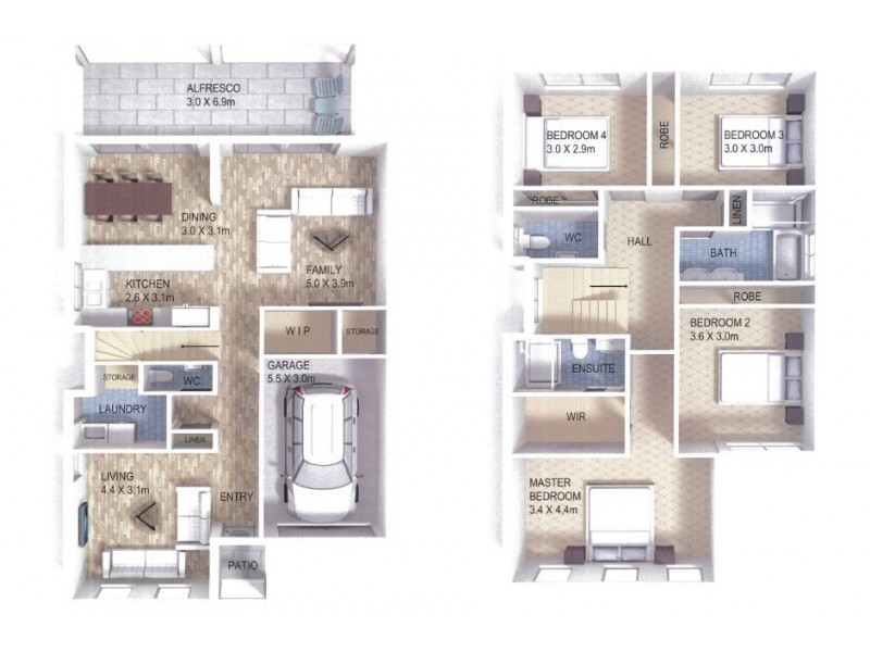 Lot 3050 Islington Street, Denham Court NSW 2565 Floorplan