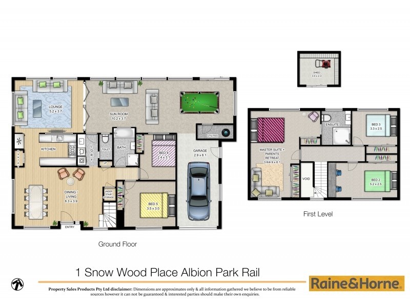 1 Snow Wood Place, Albion Park Rail NSW 2527 Floorplan