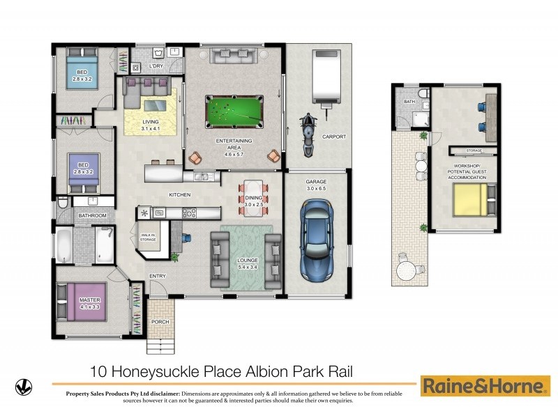 10 Honeysuckle Place, Albion Park Rail NSW 2527 Floorplan