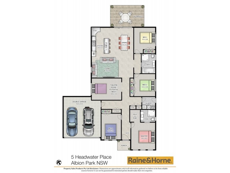 5 Headwater Place, Albion Park NSW 2527 Floorplan