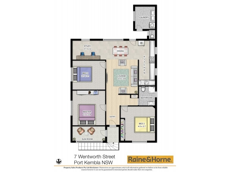 7 Wentworth Street, Port Kembla NSW 2505 Floorplan