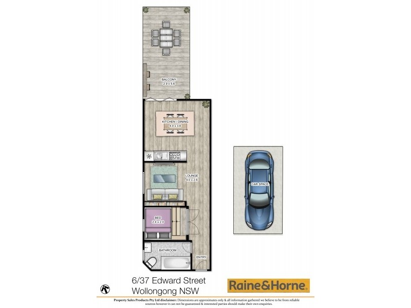 6/37 Edward Street, Wollongong NSW 2500 Floorplan