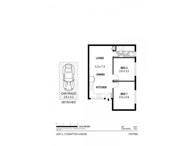 4/13 Grafton Avenue, Figtree NSW 2525 Floorplan