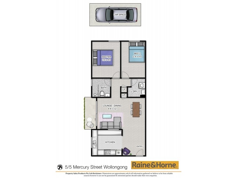5/5 Mercury Street, Wollongong NSW 2500 Floorplan
