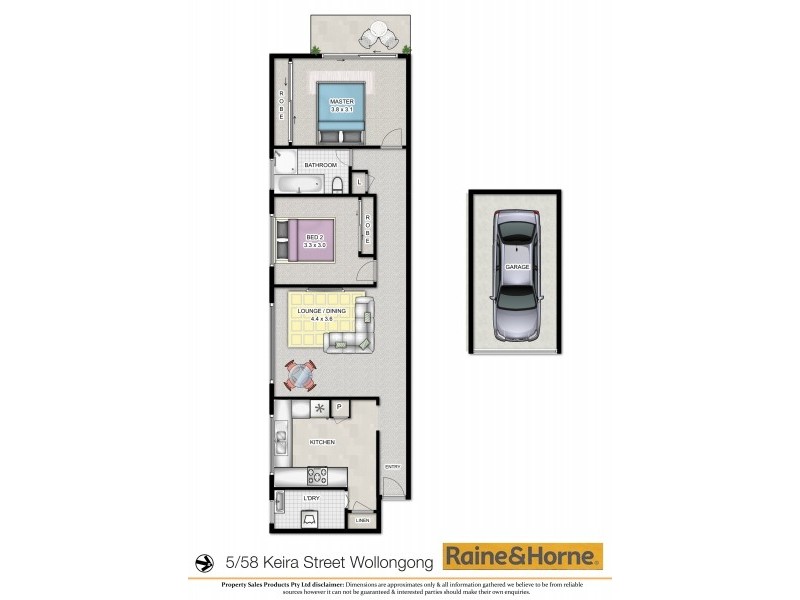 5/58 Keira Street, Wollongong NSW 2500 Floorplan