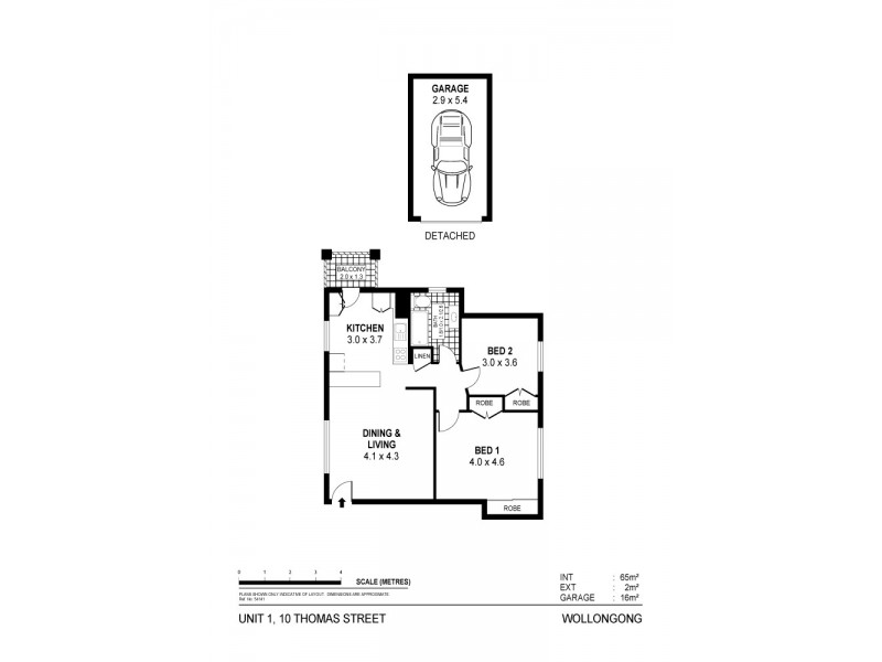 10/1 Thomas Street, Wollongong NSW 2500 Floorplan