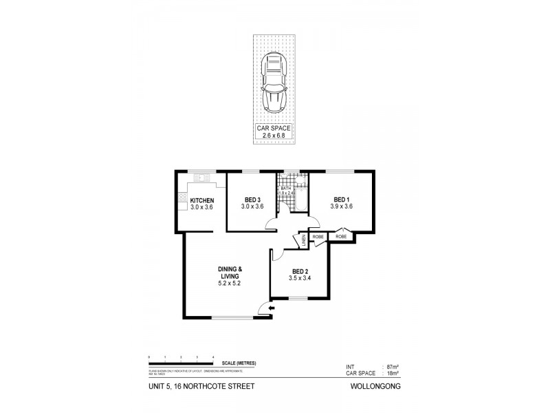 5/16 Northcote Street, Wollongong NSW 2500 Floorplan
