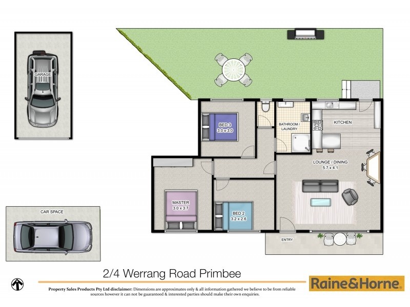 2/4 Werrang Road, Primbee NSW 2502 Floorplan