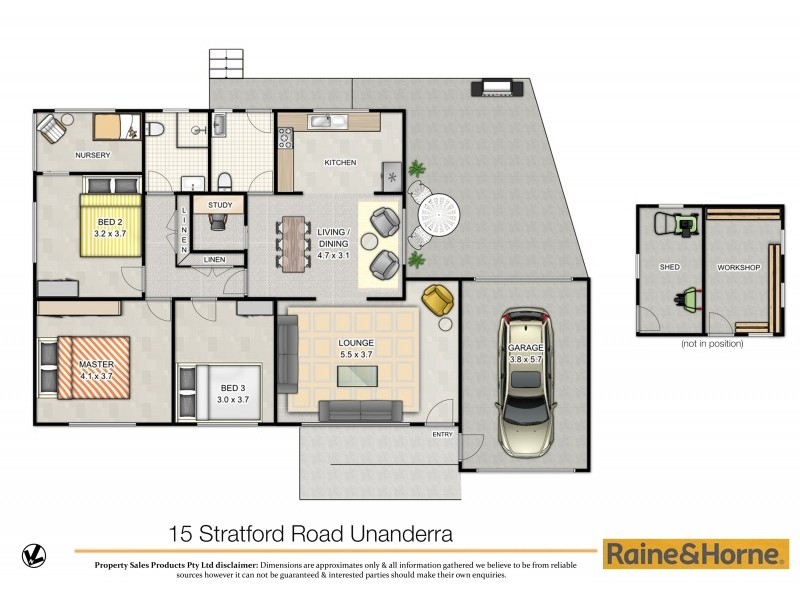 15 Stratford Road, Unanderra NSW 2526 Floorplan
