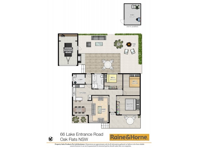 66 Lake Entrance Road, Oak Flats NSW 2529 Floorplan