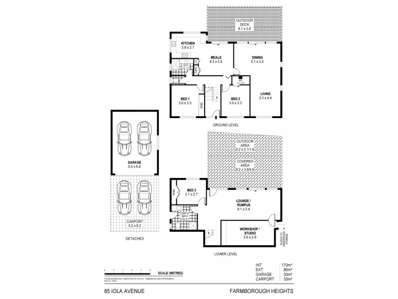 85 Iola Avenue, Farmborough Heights NSW 2526 Floorplan