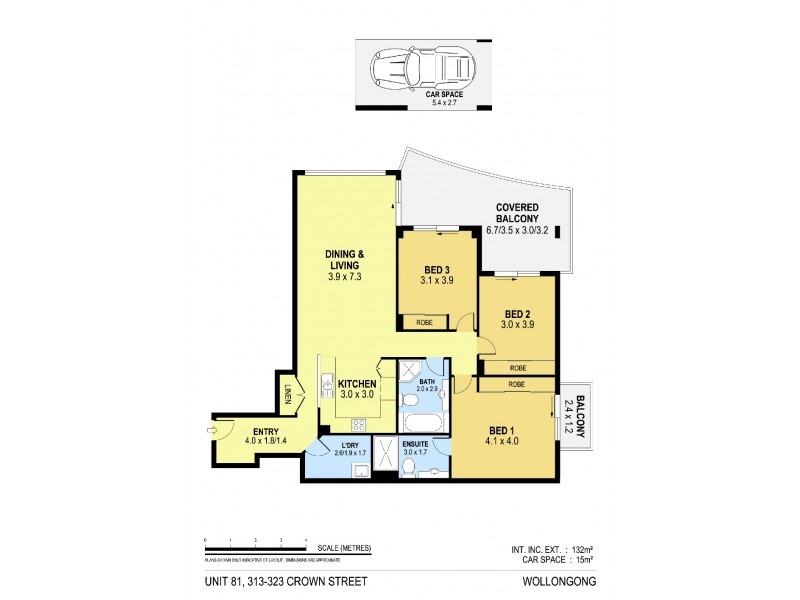 81/313-323 Crown Street, Wollongong NSW 2500 Floorplan