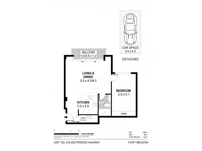 103/214-220 Princes Highway, Fairy Meadow NSW 2519 Floorplan