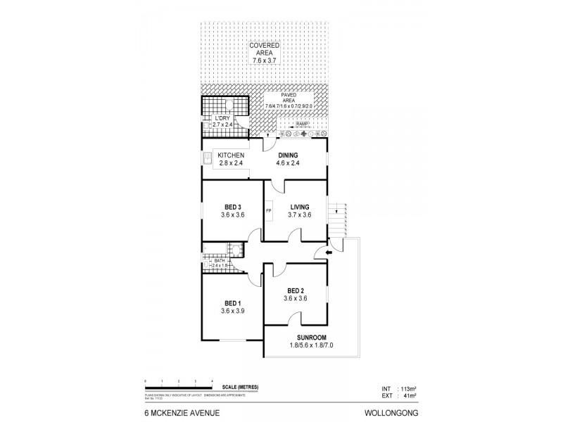 6 McKenzie Avenue, Wollongong NSW 2500 Floorplan