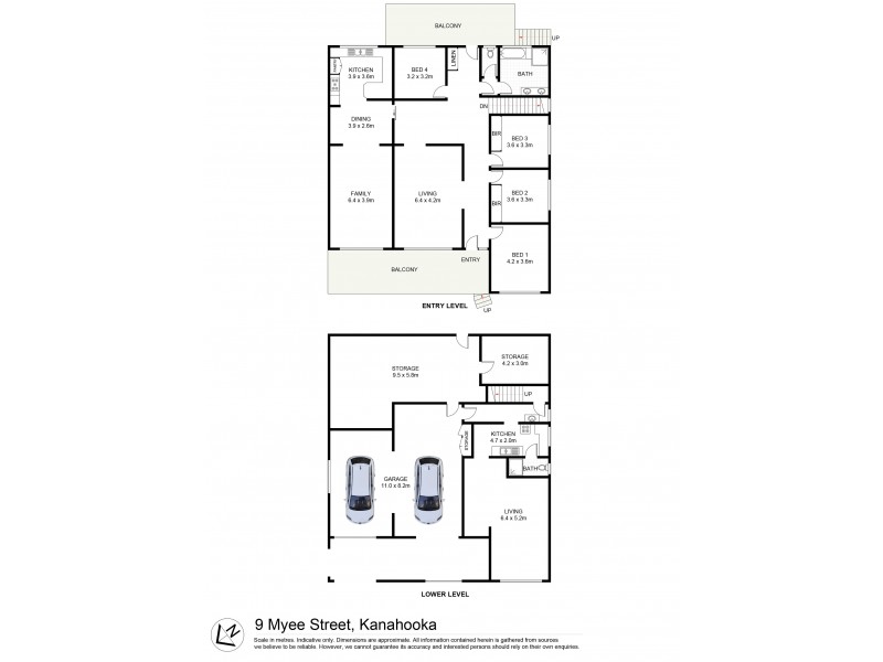 9 Myee Street, Kanahooka NSW 2530 Floorplan