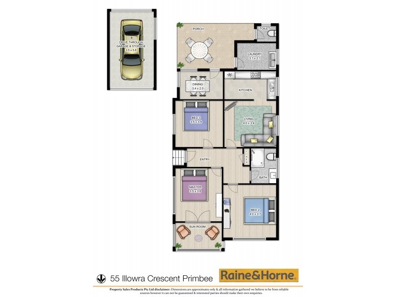 55 Illowra Crescent, Primbee NSW 2502 Floorplan