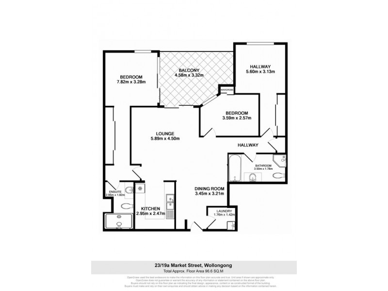 23/19A Market Street, Wollongong NSW 2500 Floorplan