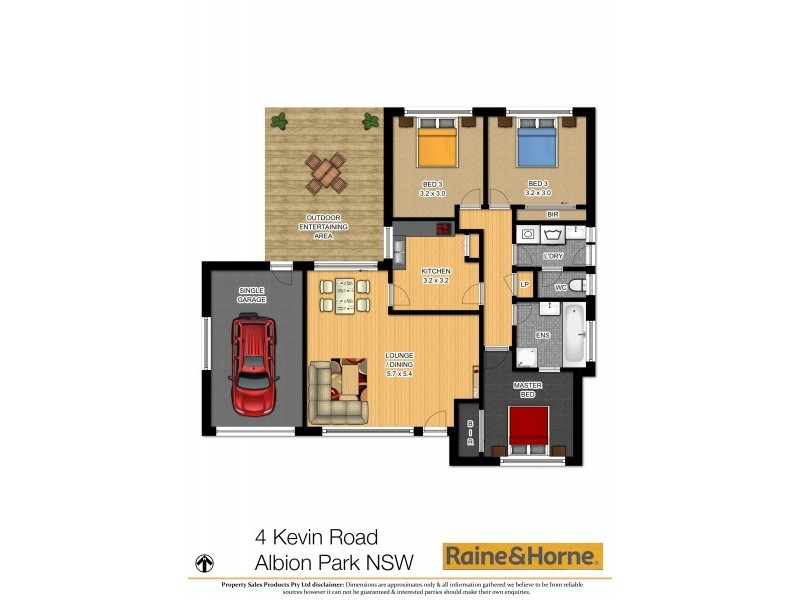 4 Kevin Road, Albion Park NSW 2527 Floorplan