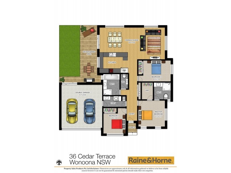 36 Cedar Terrace, Woonona NSW 2517 Floorplan