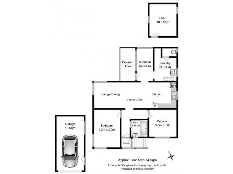 69 Pitcairn Street, Glenorchy TAS 7010 Floorplan