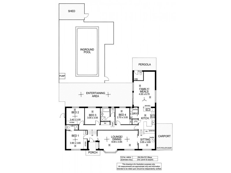 57 Johnson Parade, Blackwood SA 5051 Floorplan