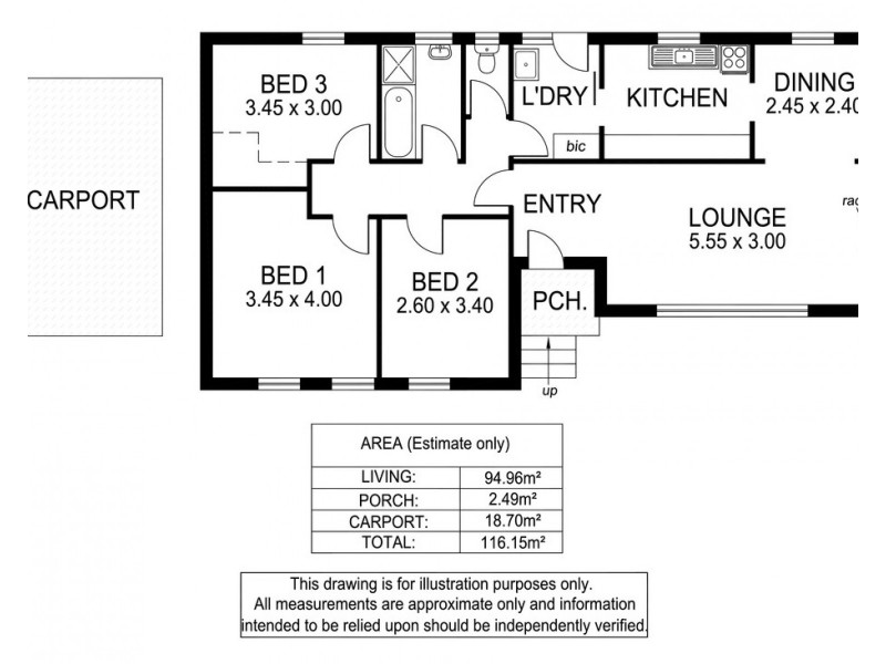 21 Fabian Crescent, Morphett Vale SA 5162 Floorplan