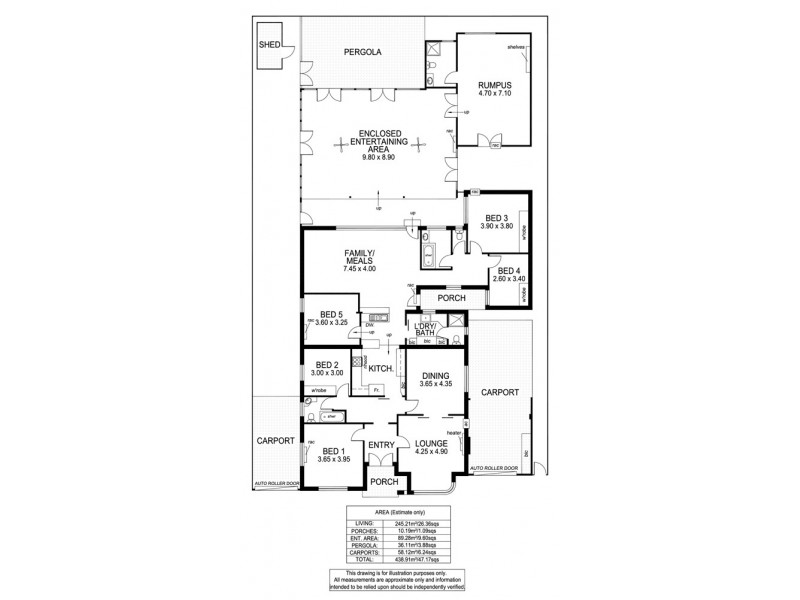 44 Kerr Grant Terrace, South Plympton SA 5038 Floorplan